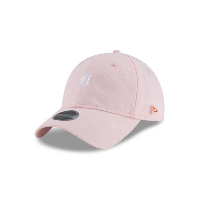 MLB Detroit Tigers Womens Micro Stitch 9Twenty Adjustable (SPM2153) - Pink New Era Caps